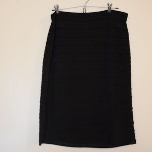 Roz & Ali Pencil Skirt with Shutter Pleats